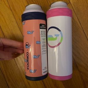 Vineyard vines seltzer corkcicle koozie